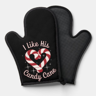 Manoplas Me Gusta Su Candy Cane Funny Pareja