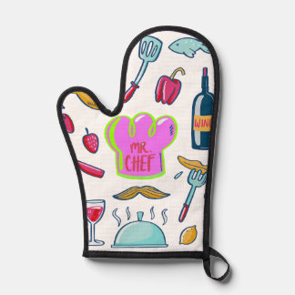 Manoplas Mejor Amigo de Baker: Oven Mitts Holder Set