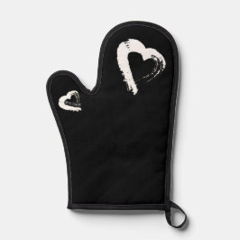 Manoplas Moon Heart Oven Mitt
