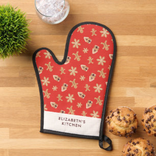 Manoplas Navidades cocinan haciendo Personalizado de feriad