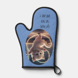 Manoplas Nombre personal Cocina Regalo de baile Gatito