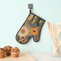 Nombre personalizado del Boho Art Nouveau Gold Gar