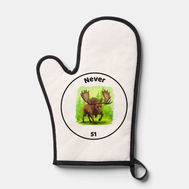 Manoplas Nunca 51 Oven Mitt (Anverso)