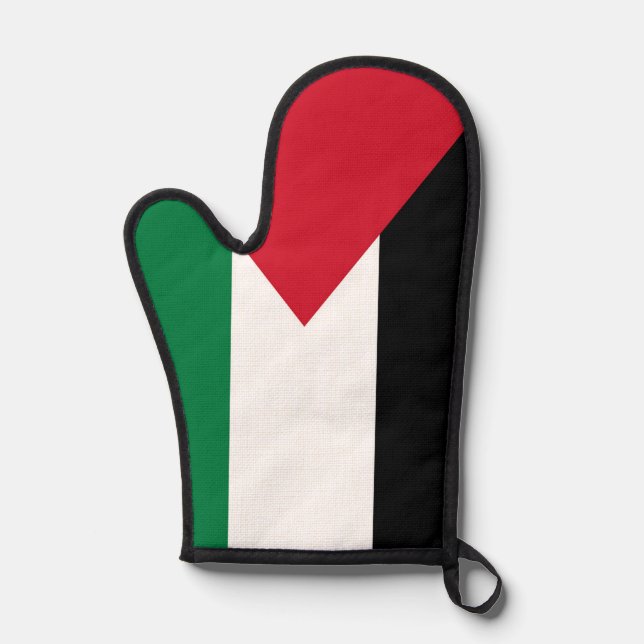 Manoplas oficialmente bandera del Estado de Palestina (Anverso)