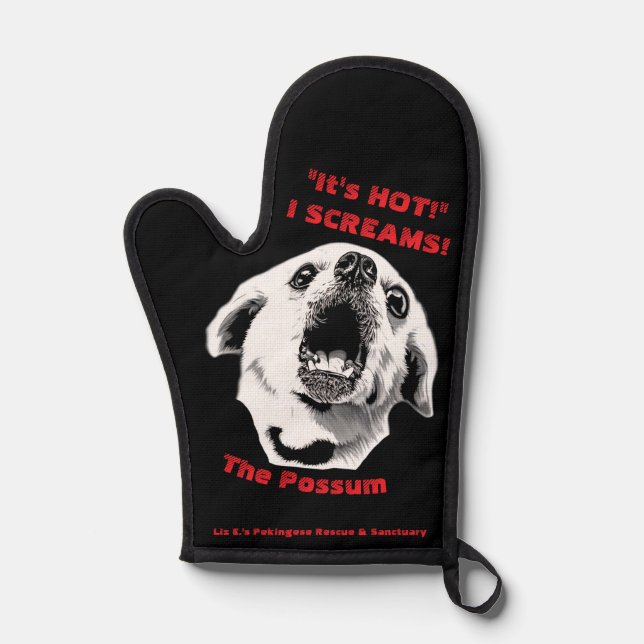 Manoplas Oven Mitt featuring The Possum (Anverso)