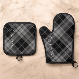 Manoplas Oven Mitt Pot Holder Set personalizado de Placa ne
