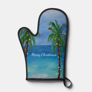 Manoplas palmera de Navidad