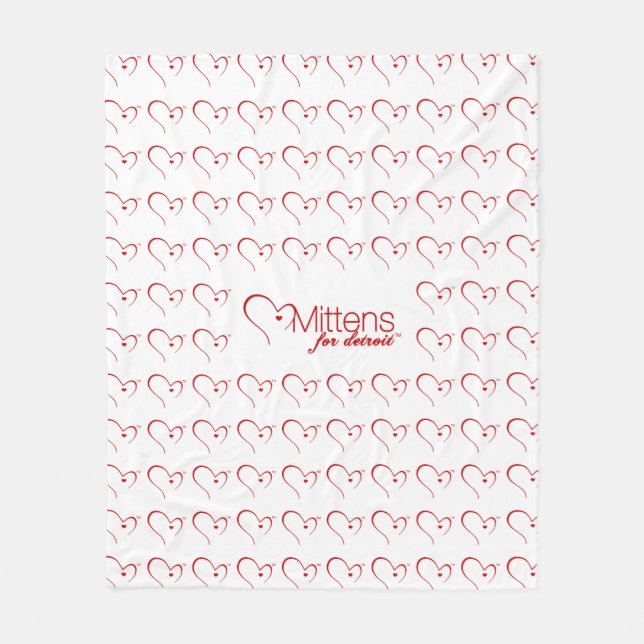 Manoplas para la manta del paño grueso y suave de (Anverso)