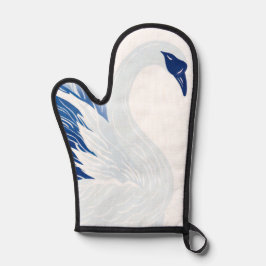 Manoplas patrón de alas de cisne chino (Personalizar)