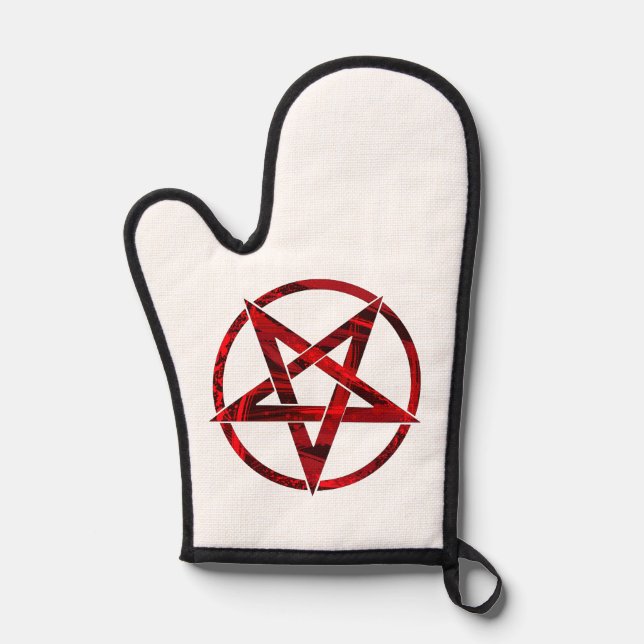 Manoplas Pentagrama del Diablo Rojo (Anverso)