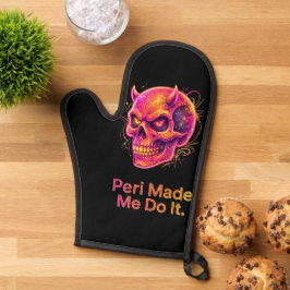 Manoplas Peri Me Hizo Hacerlo – Cráneo de Maldad Neon