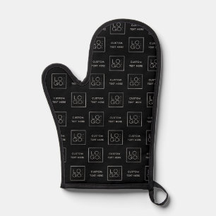 Manoplas Personalizado cuadrado logotipo comercial texto fo