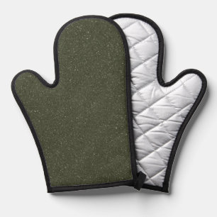 Manoplas Personalizado Dark Moss Oven Mitt con textura