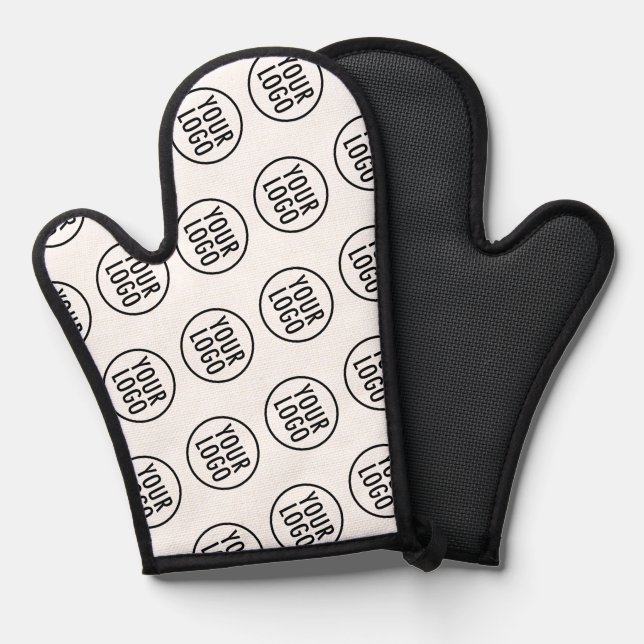 Manoplas Personalizado Silicone Oven Mitt con el patrón de  (Anverso/Reverso)