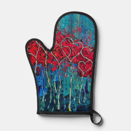 Manoplas Portaequipajes de Hearts Oven Mitt