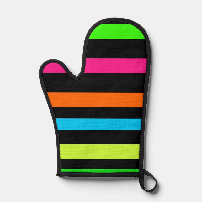 Manoplas Rayas de neón (Anverso)