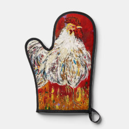 Manoplas Rooster Oven Mitt