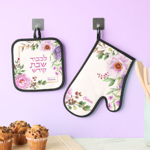 Manoplas Set de manopla para horno y salvamanteles Floral H