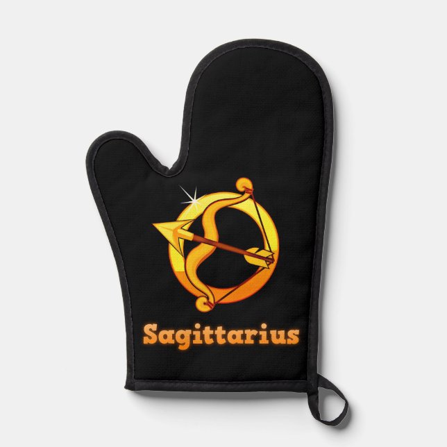 Manoplas signo zodiacal Sagitario (Anverso)