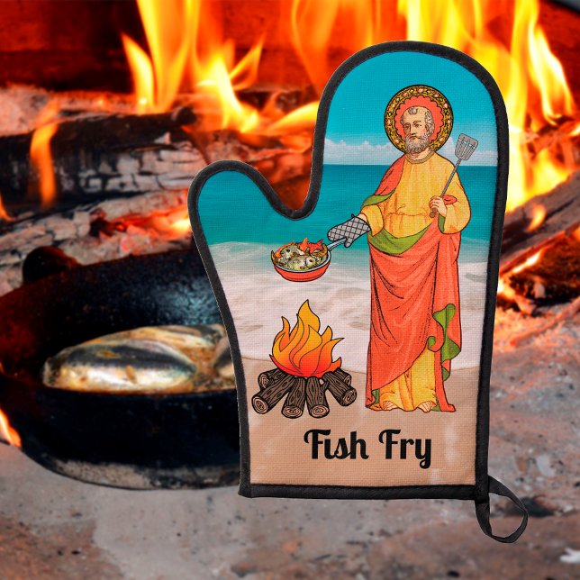 Manoplas St Peter Fish Fry Oven Mitt (Subido por el creador)