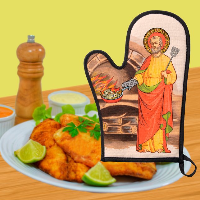 Manoplas St Peter Frying Fish Oven Mitt (Subido por el creador)