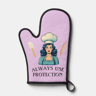Manoplas Vintage Lady Funny Oven Mitt