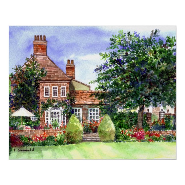 Manor House York por Farida Greenfield Poster (Anverso)