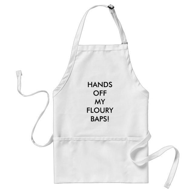¡Manos de mis Baps harinosos! Delantal (Frente)
