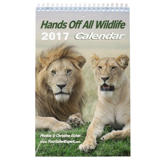 Manos de todo el calendario de la fauna (sola (Tapa)