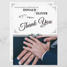 Manos de una pareja Boda gay con anillos