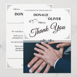 Manos de una pareja Boda gay con anillos