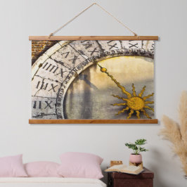 MANOS DEL TIEMPO Madera Topada Tapiz de pared