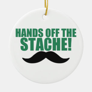 Manos divertidas del Stache - ornamento del bigote