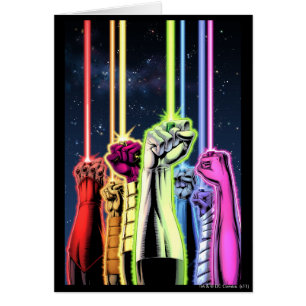 Manos en el aire con anillos -Color