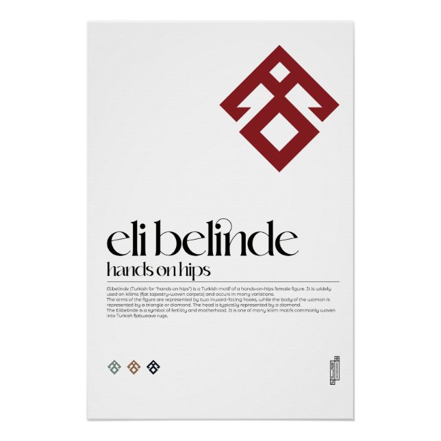 Manos en la cadera (Eli Belinde) Poster de la figu (Anverso)