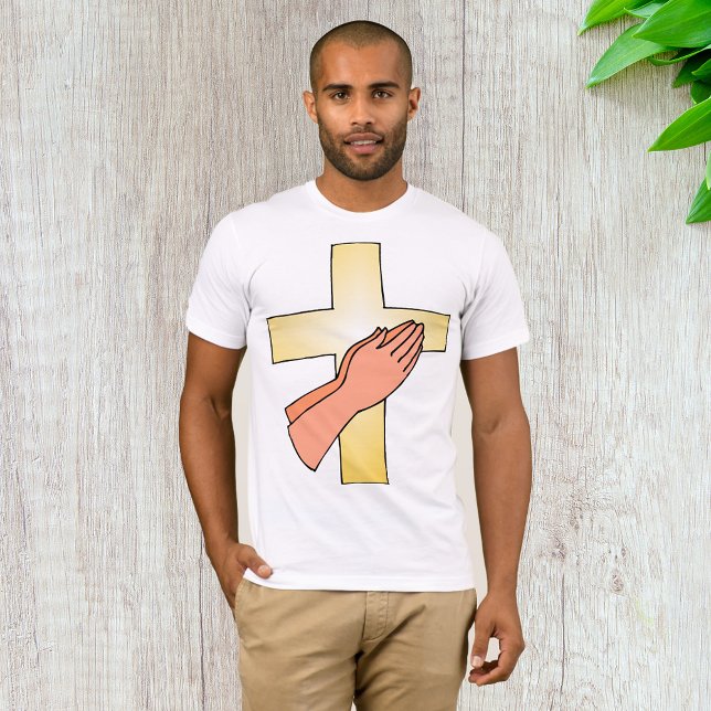 Manos En La Camiseta De Cruces Mens (Subido por el creador)