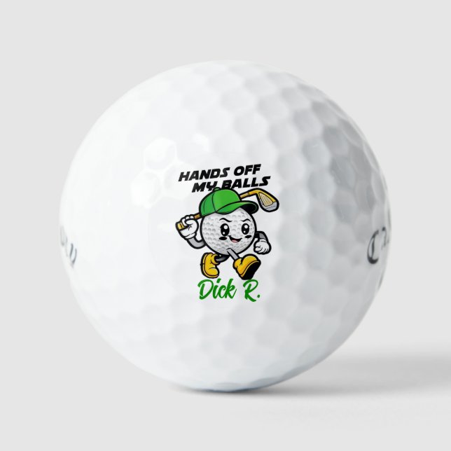 Manos Fuera De Mis Bolas - Regalo Divertido De Gol (Anverso)