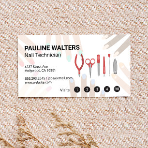 Manos Manicuradas Tarjetas de fidelidad