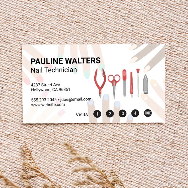 Manos Manicuradas | Tarjetas de fidelidad (Subido por el creador)