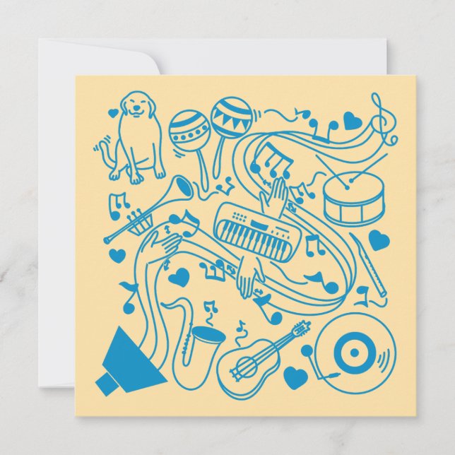 Manos musicales - Diseño ASL (Anverso)