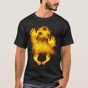 Manos tan calientes y pies de camiseta