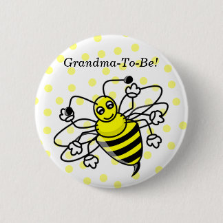 Manosee el botón de la abuela de la abeja