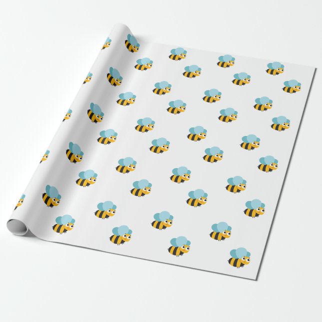 Manosee el papel de embalaje de la abeja (Desenrollado)