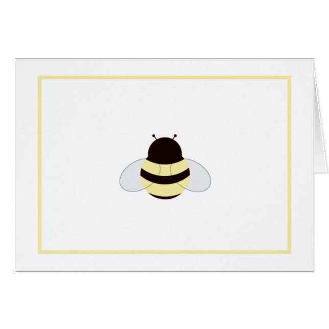 Manosee la tarjeta de la abeja (Anverso (Horizontal))