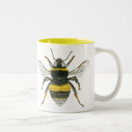 Manosee la taza del tono de la abeja dos