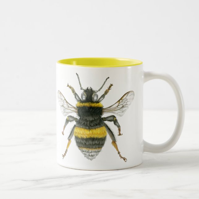 Manosee la taza del tono de la abeja dos (Derecha)