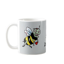 Manosee la taza divertida del dibujo animado del