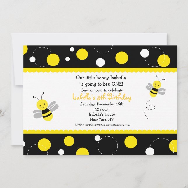 Manosee las invitaciones de la fiesta de (Anverso)