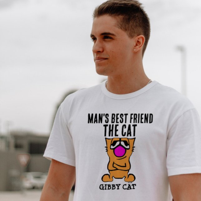 MANS MEJOR AMIGO DEL GATO, CAMISETAS GIBBY CAT (Subido por el creador)