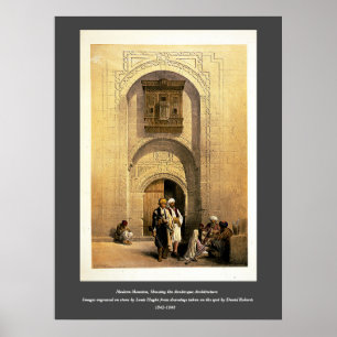 Mansión moderna en El Cairo, árabe, arte Roberts/H